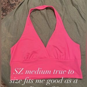 Pink Halter Top